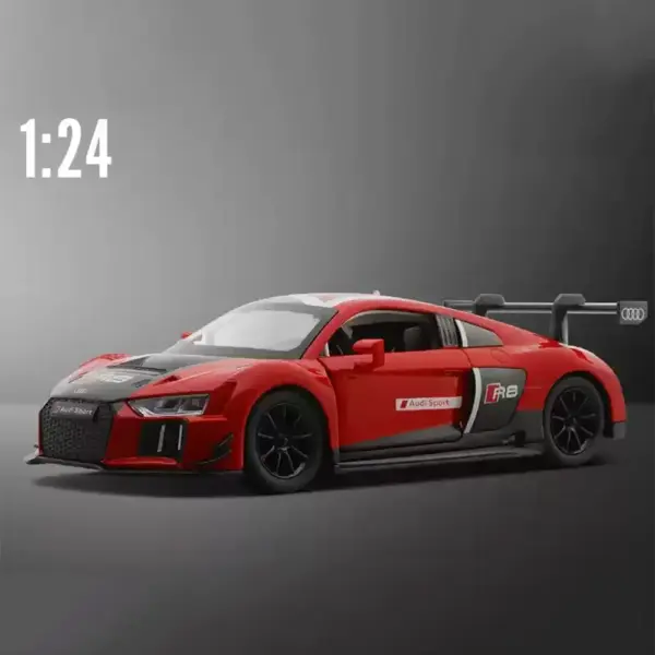1/24 Audi R8 LMS Diecast Car Model with Sound - Image 7