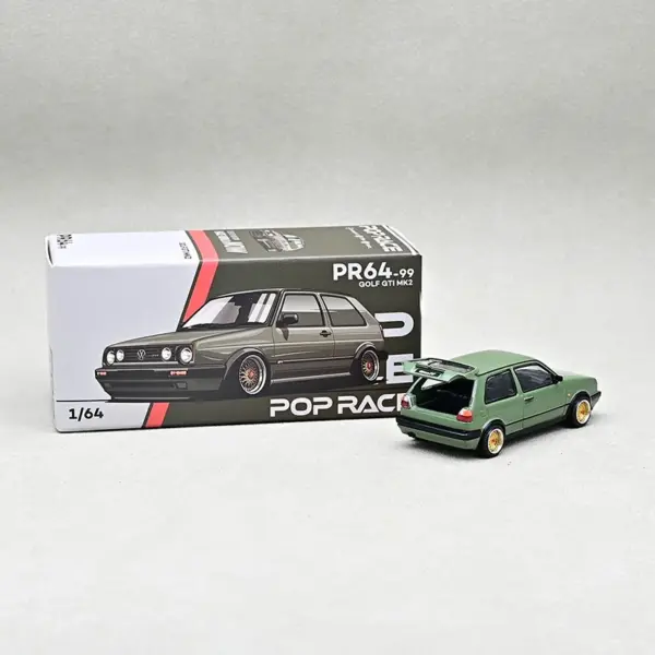 JERREN 1/64 Scale Golf Mk2 Alloy Car Model - Image 4