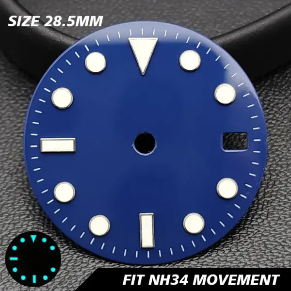 28.5mm GMT Calendar Watch Dial for NH34 NH35 Models - Image 34