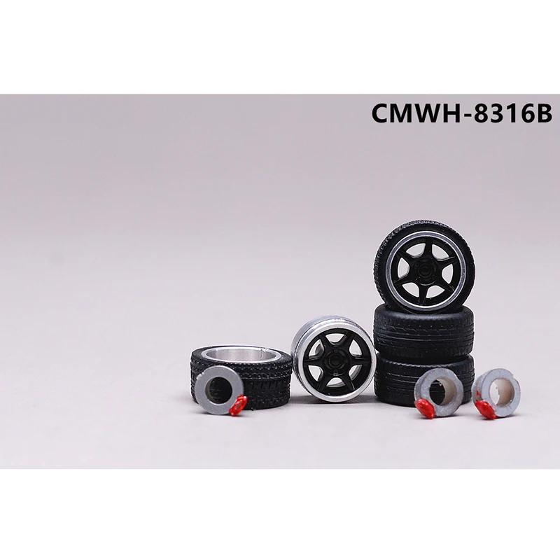 CM Model 1/64 Alloy Wheel & Tire Set for Model Cars 21 CM Model 1/64 Alloy Wheel & Tire Set for Model Cars - Image 21