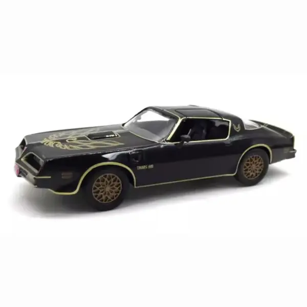 Malibu 1/64 Plymouth GTX Convertible Car Model Blue - Image 2