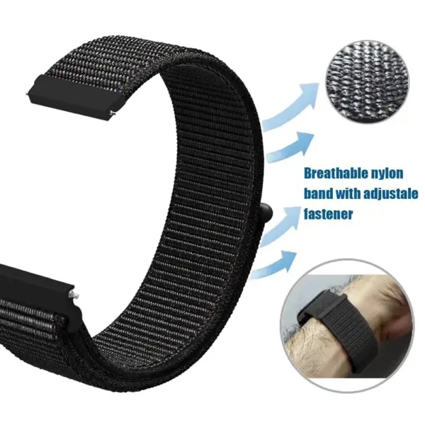 Garmin Forerunner 165/245/265 Nylon Watch Strap - Image 2