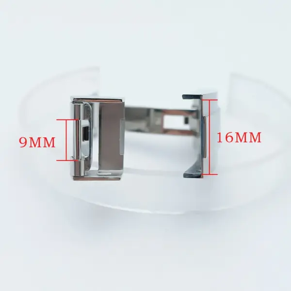 Stainless Steel Watch Band Buckle 9x9/16MM - Image 6