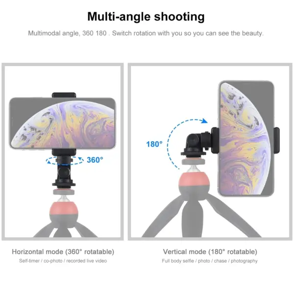 PULUZ 1/4-Inch Cold Shoe Tripod Adapter - Image 6
