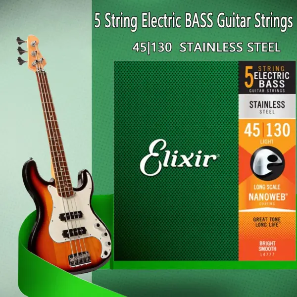 Bass Guitar Strings Set 14077 14777 Nickel-Plated - Image 3