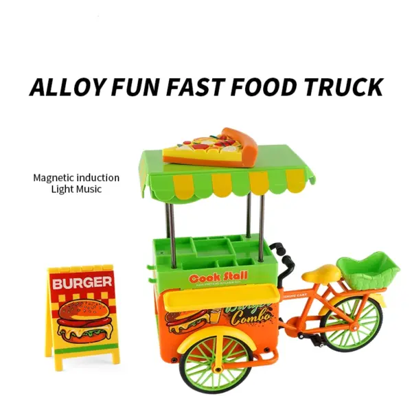 1:10 Scale Diecast Food Truck Model Car - Image 9