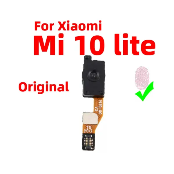 Original Xiaomi Mi 10 Lite Fingerprint Sensor Flex Cable - Image 2