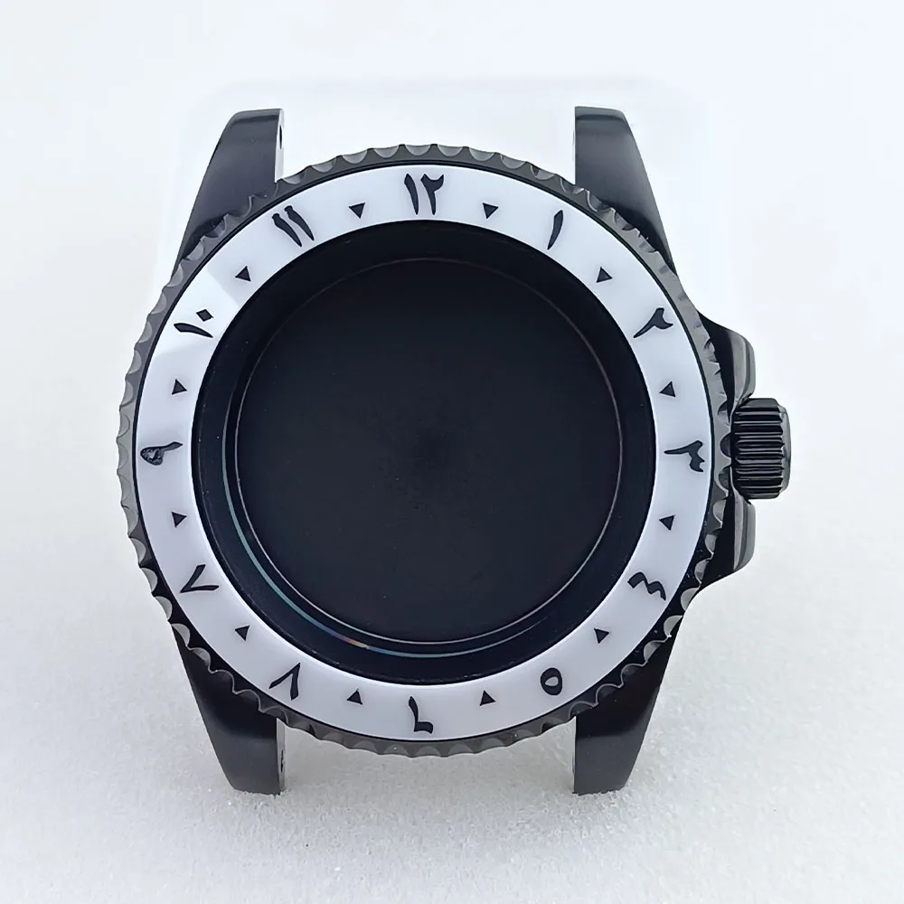 GMT Black Watch Case for NH34/NH35/NH36 Movements 35 GMT Black Watch Case for NH34/NH35/NH36 Movements - Image 35