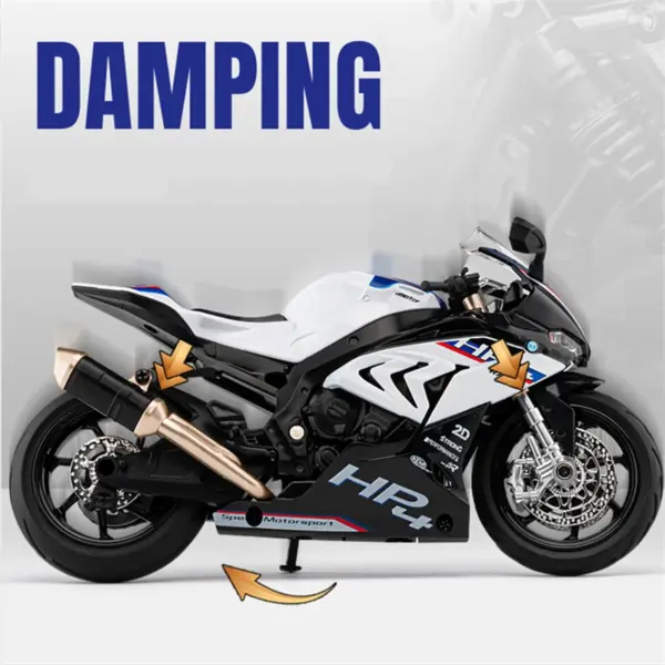 1:12 BMW HP4 Alloy Motorcycle Model Collection - Image 6