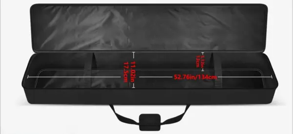 Yamaha P71/P143B Keyboard Case with Stand Holders - Image 7