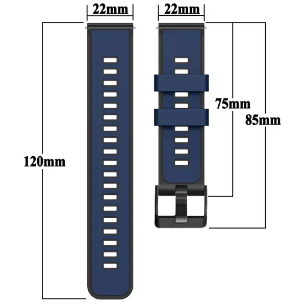 Silicone Strap for Huawei Watch GT5 GT5 Pro 46mm - Image 2