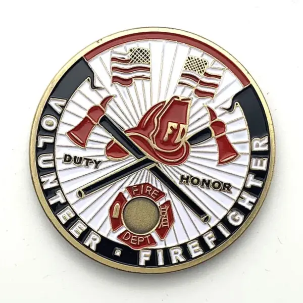 American Firefighters Bronze Commemorative Coins - Image 6