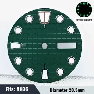 Men's Watch Dial NH35Nh36 Luminous Sterile Model 205 S46b2edabaf9141dfaaede4bb02eeb0b4F
