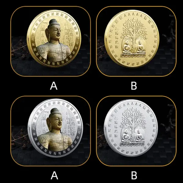 45MM Chinese Buddha Coins Souvenir Collection - Image 6