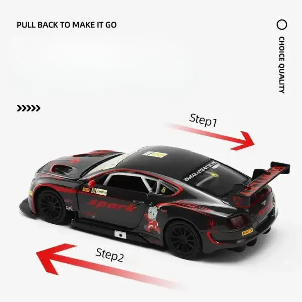 Diecast 1/32 Continental GT3 Car Model Gift - Image 3