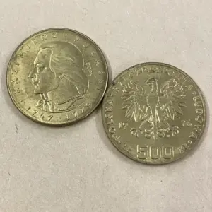 Replica 1976 Poland 500 Zlotys Kazimierz Pulaski Coin