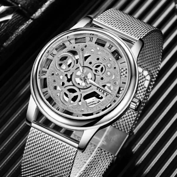 Luxury Skeleton Men and Women Watch SK-01 - Image 3