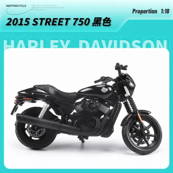 Maisto 1:18 Harley-Davidson Motorcycle Model - Image 12