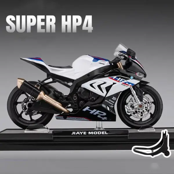 1:12 BMW HP4 Alloy Motorcycle Model Collection - Image 8