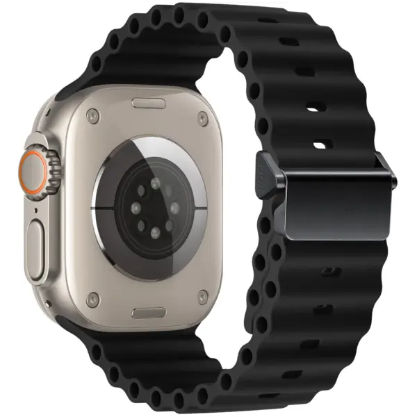 Silicone Ocean Strap for Apple Watch Ultra Series - Image 15