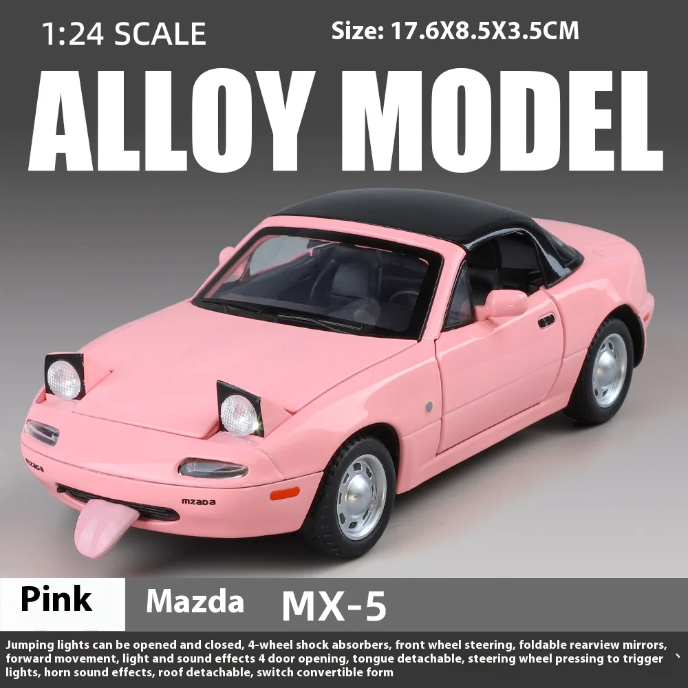 1:24 Mazda MX5 Miniature Diecast Model Car 12 1:24 Mazda MX5 Miniature Diecast Model Car - Image 12
