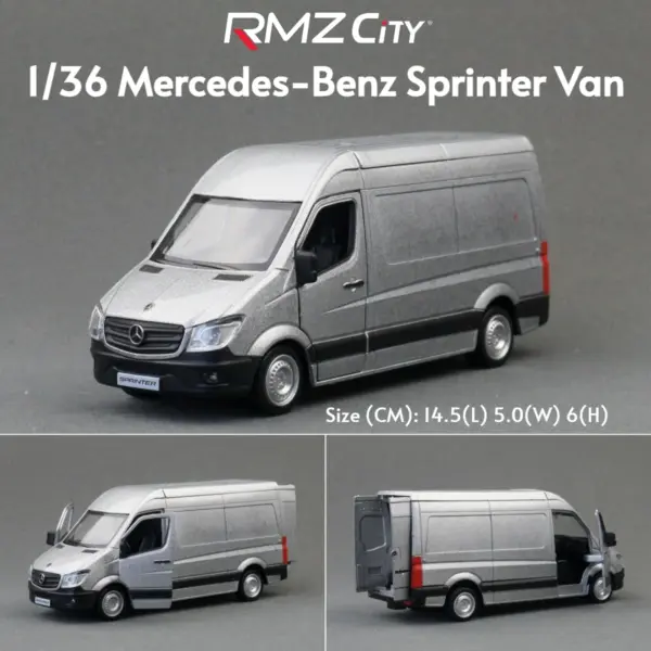 Mercedes-Benz SUV Diecast Model RMZ City 1:36 - Image 22