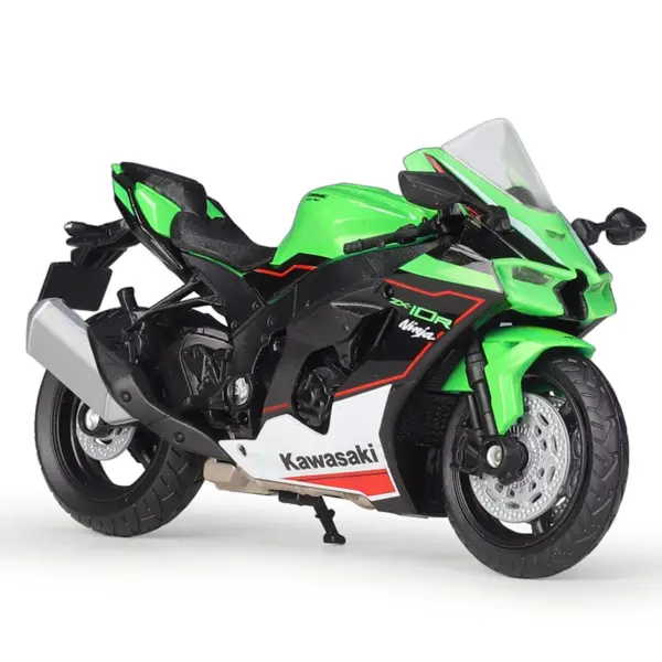 Welly 1:18 Kawasaki Ninja ZX10-R Diecast Model - Image 6