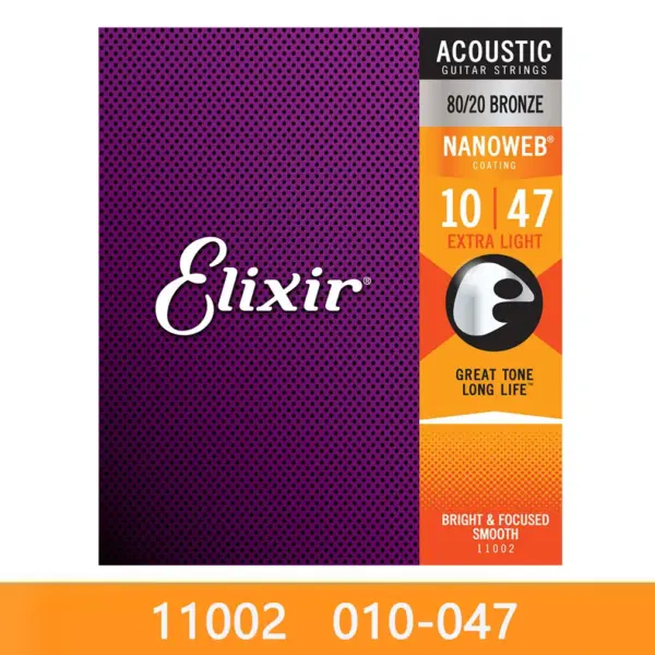 5/10 Set Acoustic Guitar Strings for Rock and Pop - Image 15