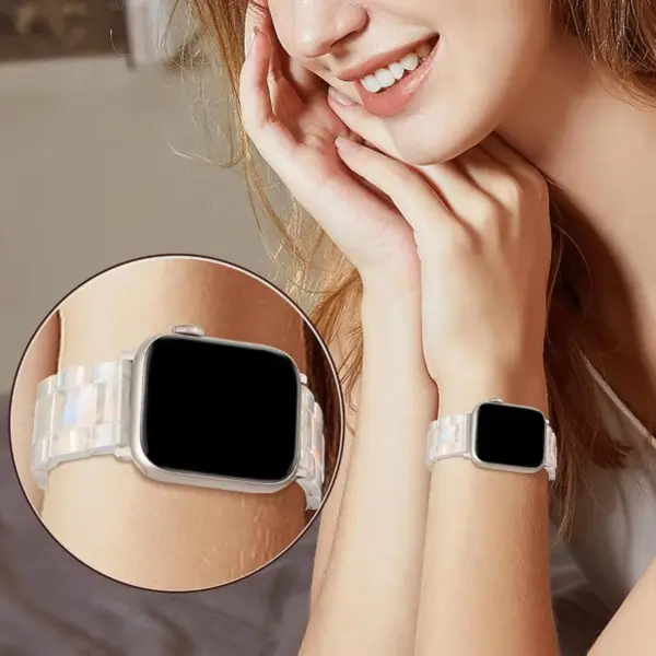 Resin Apple Watch Band 44/40mm Loop for Series 9-3 - Image 5