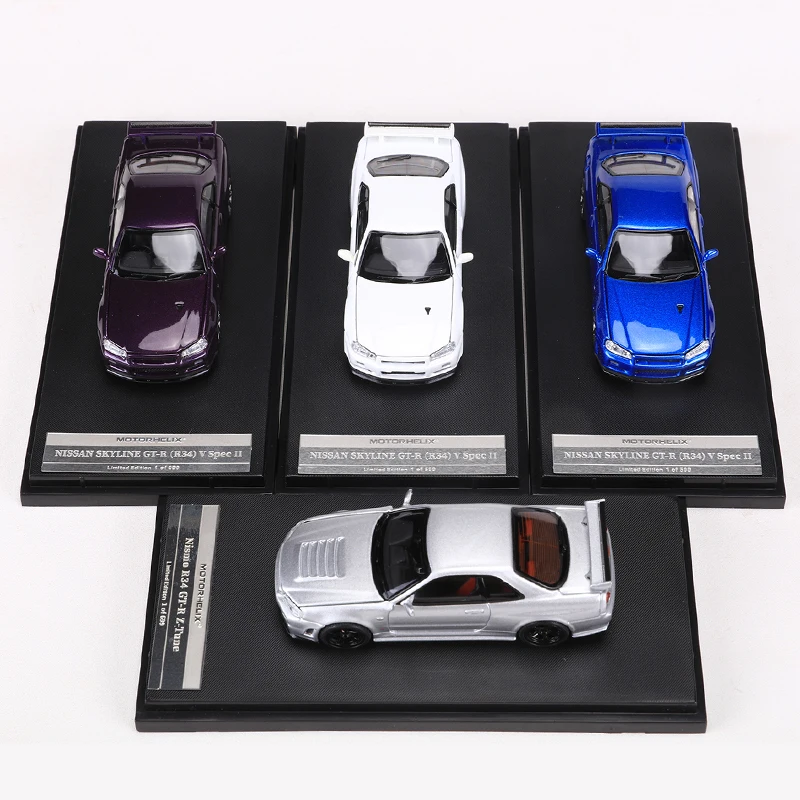 MotorHelix 1:64 NISMO R34 Z-TUNE Alloy Model Car 3 MotorHelix 1:64 NISMO R34 Z-TUNE Alloy Model Car - Image 3