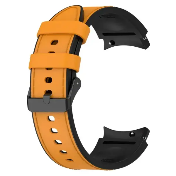Stainless Steel & Leather Strap for Samsung Galaxy Watch 5/6 - Image 13