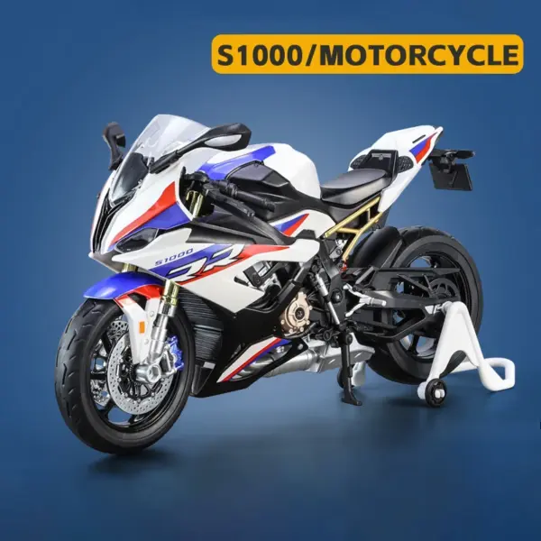 1:9 Kawasaki H2R Ninja V4S Alloy Die Cast Motorcycle Model - Image 15