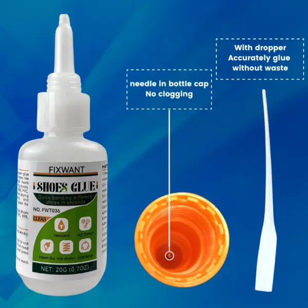 FIXWANT FWT036 Shoe Repair Super Glue - Image 6