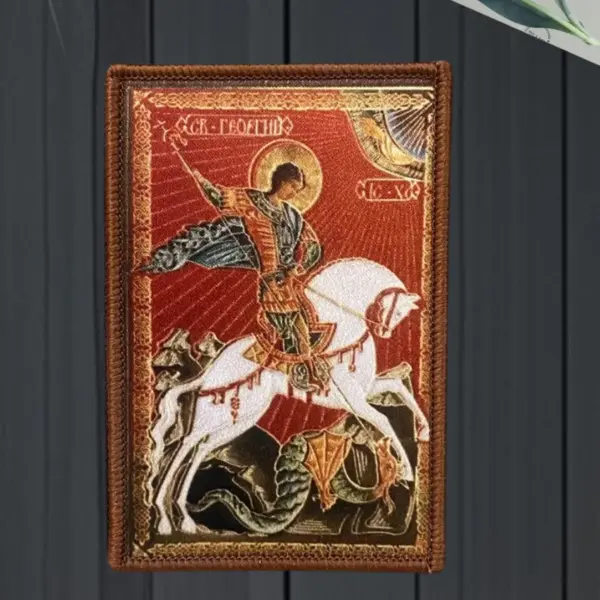 St George Horseback Morale Patch Hook & Loop - Image 4