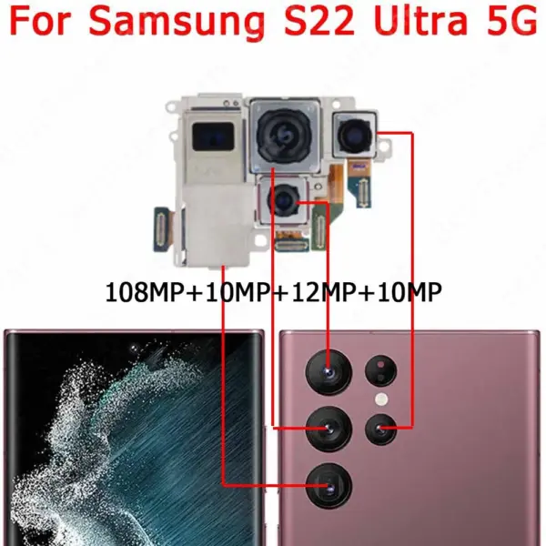 Samsung Galaxy S22+ Ultra S22+ Plus S906 Rear Camera Module - Image 9