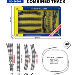 1/87 Scale Narrow Gauge Railway Curved Track Set 62 S494d0015ff6244d695bab78ff58443daL 1