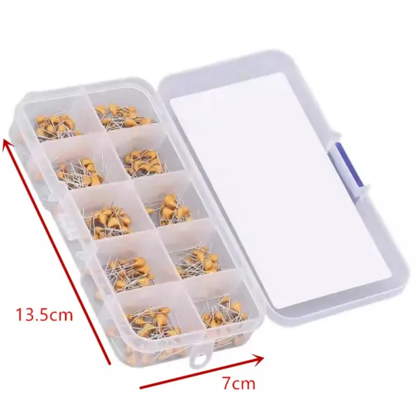300pcs Ceramic Capacitor Assortment Kit 50V - Image 6