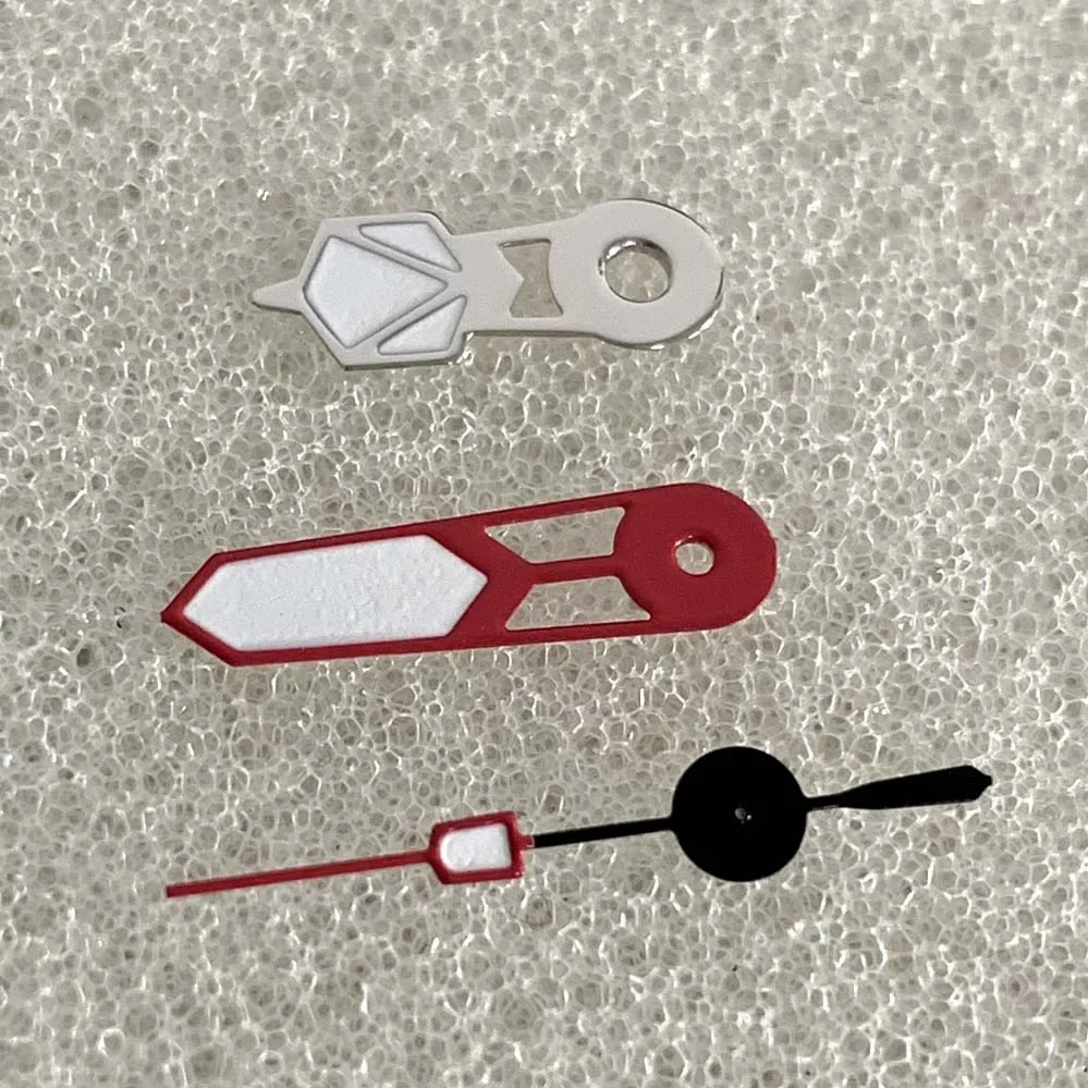 Red Silver Needle Luminous Watch Hands for NH35 6 Red Silver Needle Luminous Watch Hands for NH35 - Image 6