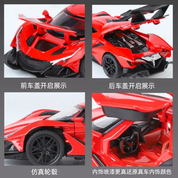32 Apollo IE Diecast Model Car with Light and Sound - Image 4