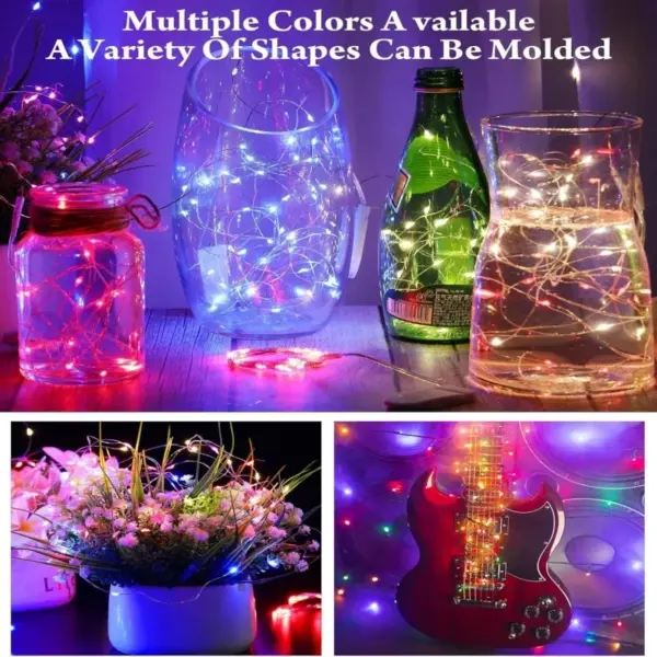 Battery-Operated LED Fairy String Lights 1-10M - Image 4