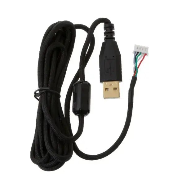 Durable 2m Nylon Braided Mouse Cable for A4Tech - Image 8