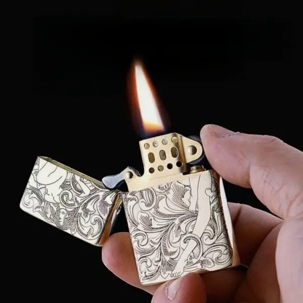 ZORRO Copper Windproof Kerosene Lighter - Image 25