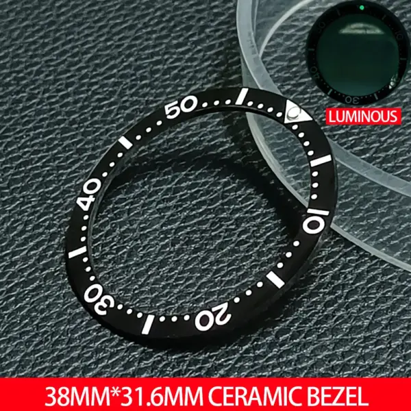 38mm Ceramic Bezel Insert for Dwayne Campbell Watch - Image 25