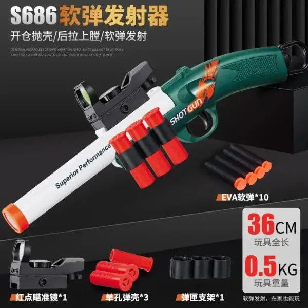 Airsoft Foam Blaster Toy Gun for Outdoor Play - Image 9