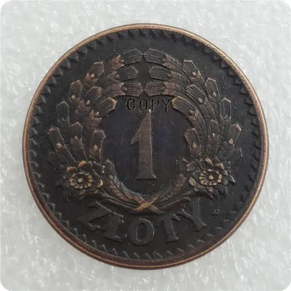 1928-1929 Poland Zloty Coin Replica Set - Image 4