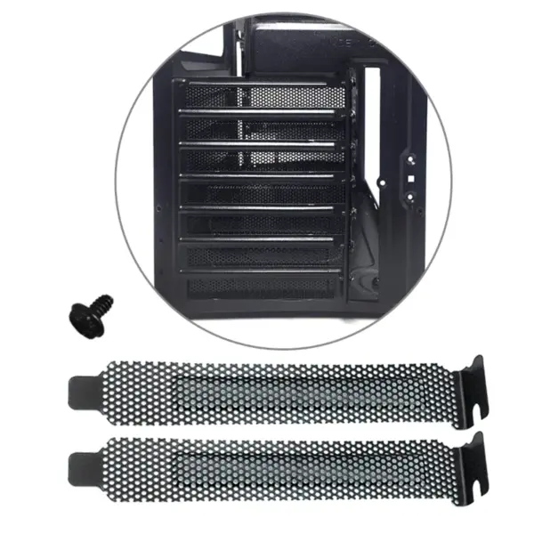 5PCS Metal PCI Slot Cover Dust Filters - Image 4