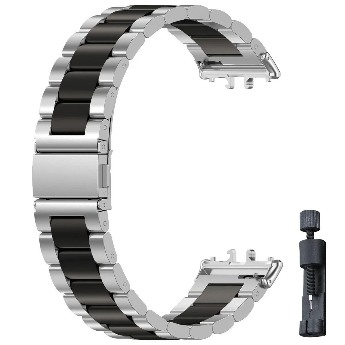 Stainless Steel Band for Samsung Galaxy Fit 3 18 Stainless Steel Band for Samsung Galaxy Fit 3 - Image 18