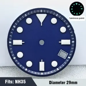 Men's Watch Dial NH35Nh36 Luminous Sterile Model 221 S4a30736d1a5644cc802696e0e519e684d
