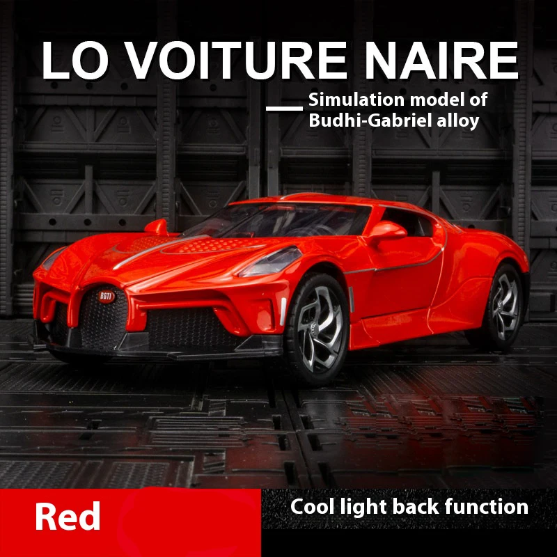 1:24 Bugatti La Voiture Noire Diecast Model 7 1:24 Bugatti La Voiture Noire Diecast Model - Image 7