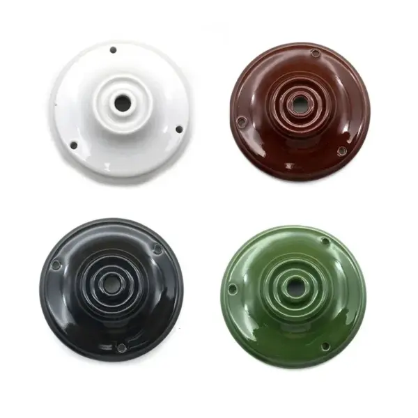 Porcelain Ceiling Rose Fixture for Lighting - Image 4